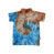 BROWNY TIEDYE POLO T-SHIRT