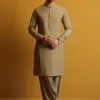 Dark Khaki Men's Shalwar Kameez | Mastorat