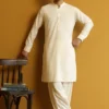 Premium Ivory Kameez Shalwar for Men | Mastorat