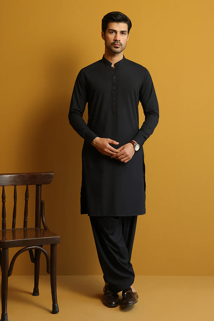 Blue Kameez Shalwar for Men | Mastorat