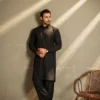 Black Shirt Color Shalwar Kameez C-10212 | Mastorat