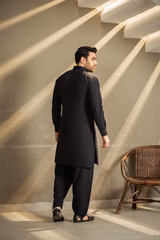 Black Shirt Color Shalwar Kameez C-10213 | Mastorat