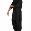 Beautiful Black Pakistani Boy Outfit for Casual Wear K2309 | Mastorat
