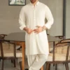 Cream Kameez Shalwar for Men