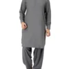 Gray Shalwar Kameez for Men in Cotton | Mastorat USA