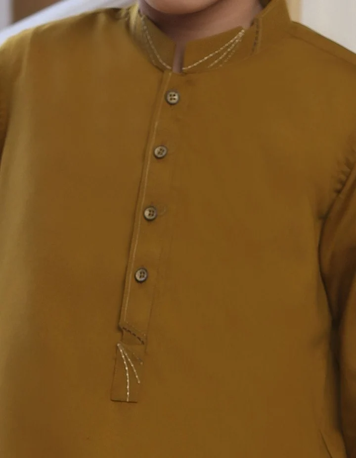 Dark Brown Pakistani Boys Outfit K2301 | Mastorat