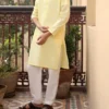 Pakistani Designer Boys Lemon Yellow Kurta K2306 | Mastorat