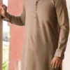 Pakistani Men's Designer Sand Shalwar Kameez M2754