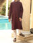 Graceful Pakistani boys kurta in maroon color # K2302