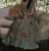 Pistacho green geen maxi with red threds work Model#M 41