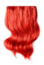 Bright Red Double Wefted Full Head Clip In Hair Extensions