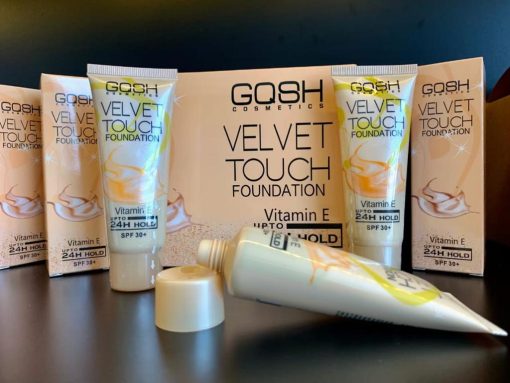 GOSH Cosmetics Velvet Touch Foundation with Vitamin E, Long-Lasting 24-Hour Wear