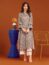 EWU23A3-27265ST Unstitched Dark Sage Printed Khaddar 2 Piece