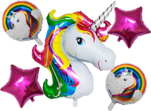 Unicorn exclusive foil balloons set of 5 pcs