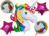 Unicorn exclusive foil balloons set of 5 pcs