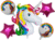 Unicorn exclusive foil balloons set of 5 pcs