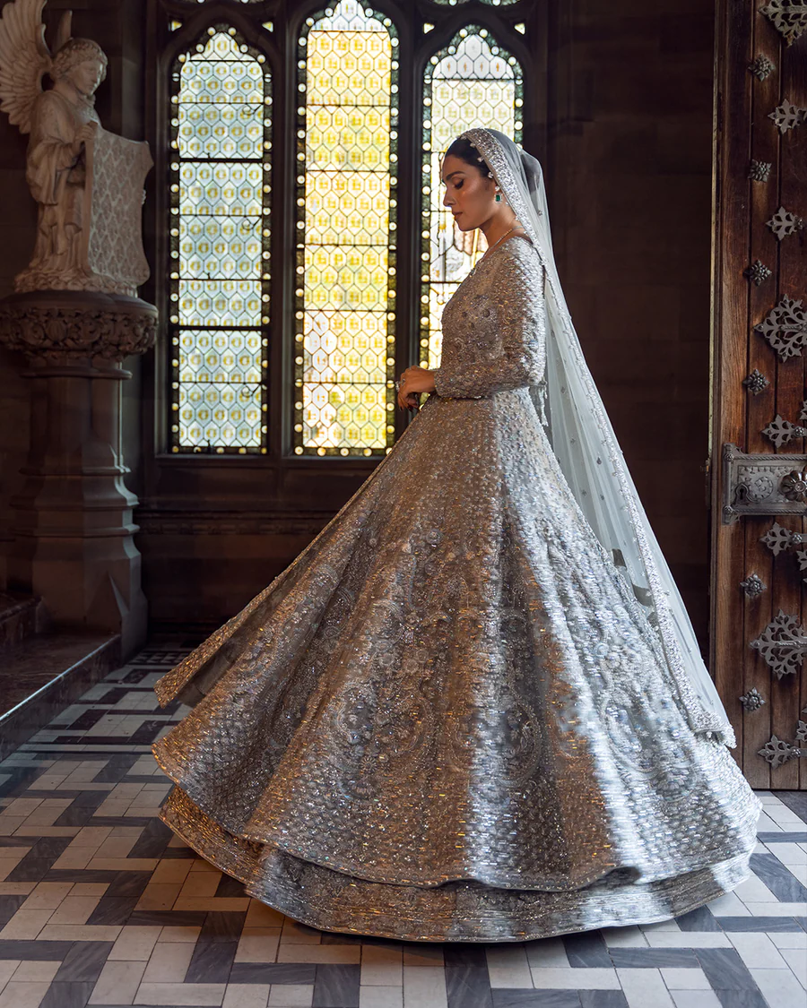 Ayana – Ice Blue Bridal Gown by Mastorat