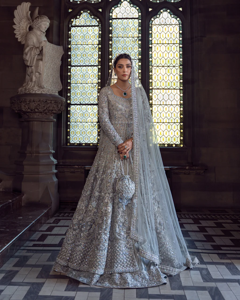 Ayana – Ice Blue Bridal Gown by Mastorat