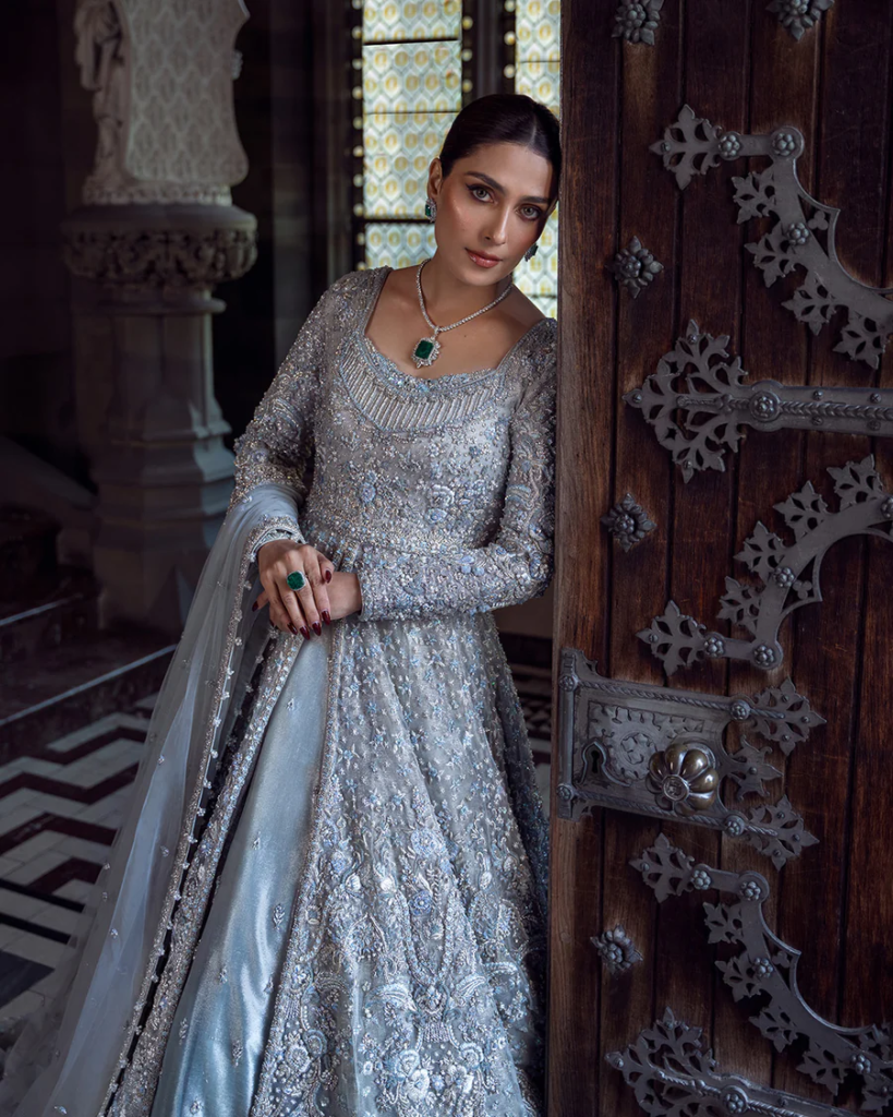Ayana – Ice Blue Bridal Gown by Mastorat