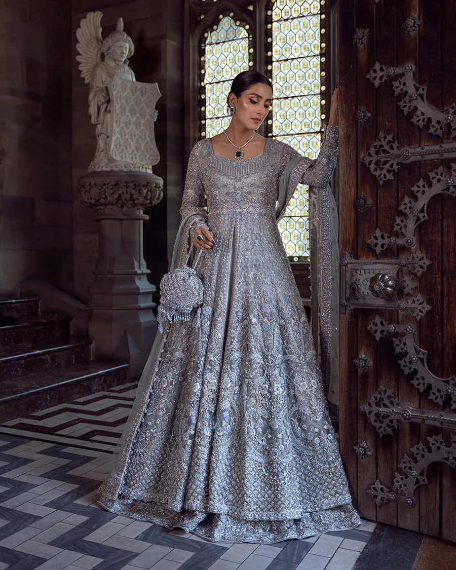 Ayana – Ice Blue Bridal Gown by Mastorat
