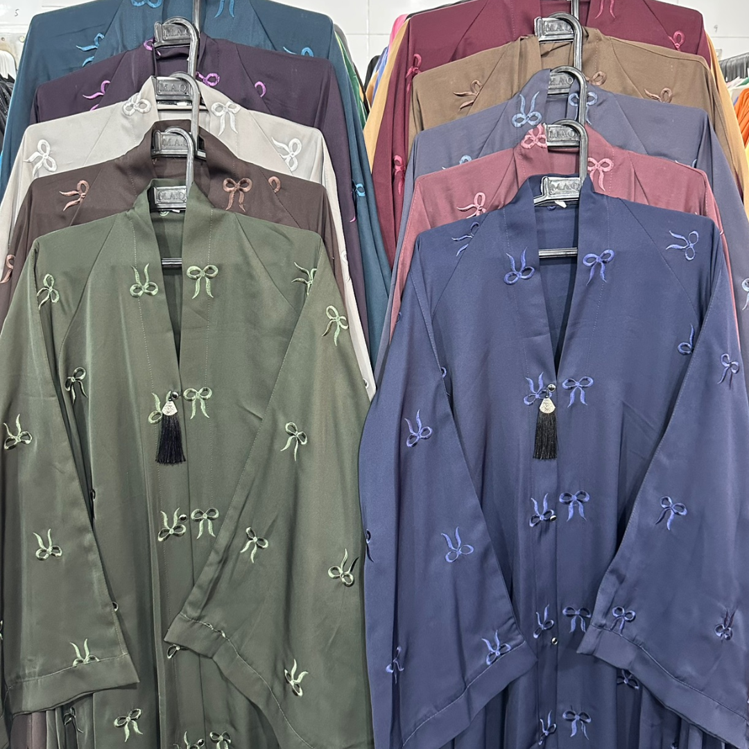D#1745 OPEN BOW TAIL Nida Fabric