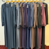 D#333 ZIPPER Gol Galal pearl Nida Fabric