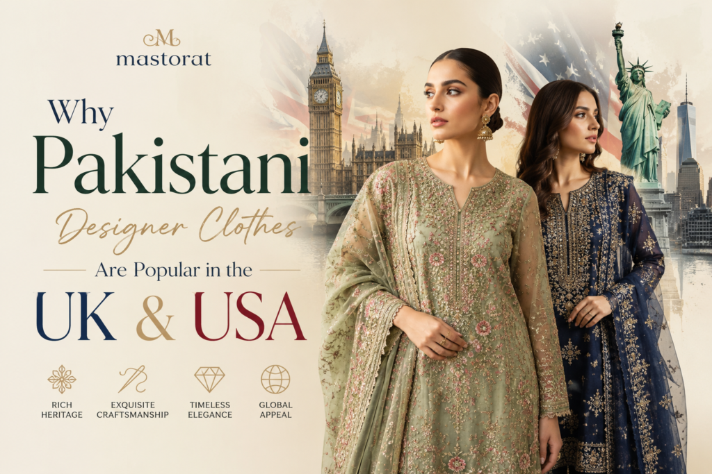 Why Pakistani Designer Clothes Are Popular in the UK & USA