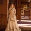 Zariana – Gold Hand Embellished Bridal Pishwas by Mastorat
