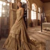 Naisha – Hand Embellished Khaadi Net Gharara | Mastorat