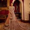 Amari Tea Pink Bridal Dress – A Regal Masterpiece by Mastorat