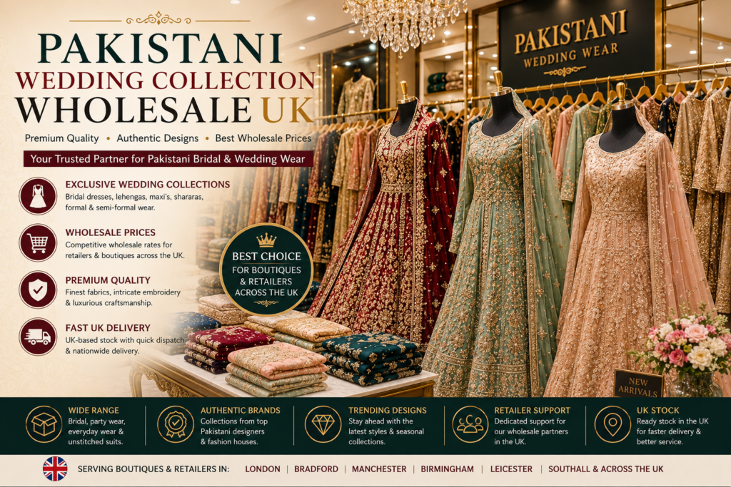 Pakistani Wedding Collection Wholesale UK