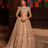 Nauratan Hand Embellished Organza Bridal Set | Mastorat