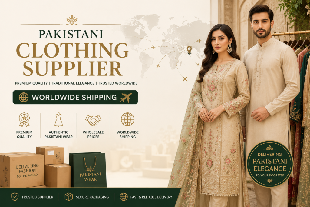 Pakistani Clothing Supplier with Worldwide Shipping