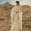 Famya Hand Embellished Net Bridal Outfit | Mastorat