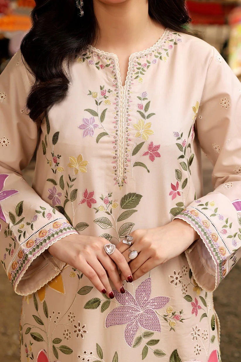 Mastorat Lawn 3PC Chikankari Embroidered Suit,