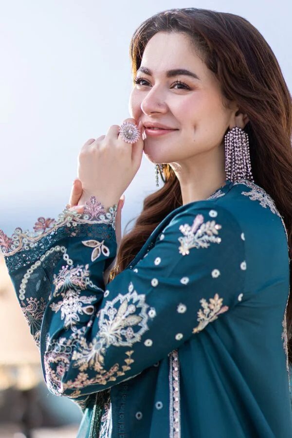 Mastorat Lawn 3PC Embroidered Suit 5177 with Organza Dupatta