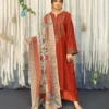 Mastorat Lawn 3PC Embroidered Suit with Jacquard Dupatta