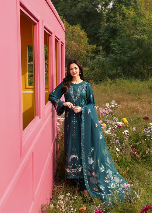 Mastorat Lawn 3PC Embroidered Suit with Khadi Net Dupatta