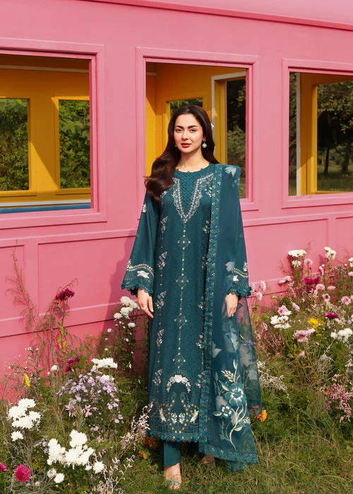 Mastorat Lawn 3PC Embroidered Suit with Khadi Net Dupatta