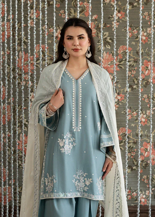 Mastorat Lawn 3PC Embroidered Suit with Khadi Net Dupatta