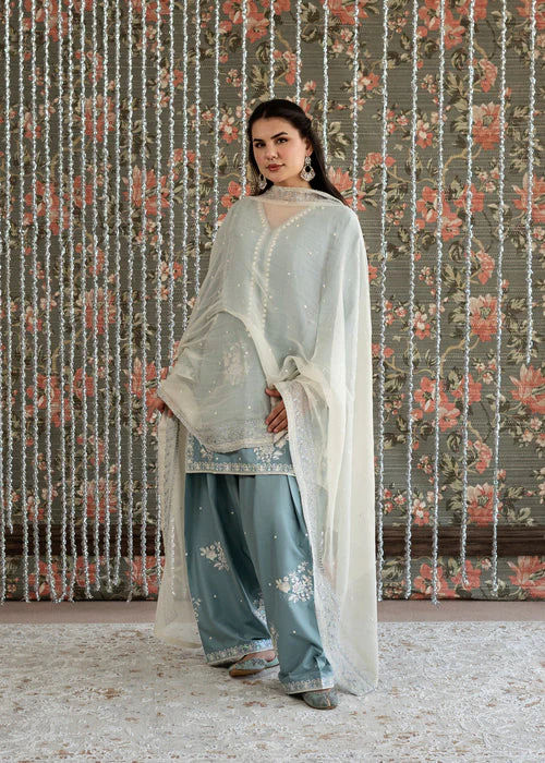 Mastorat Lawn 3PC Embroidered Suit with Khadi Net Dupatta