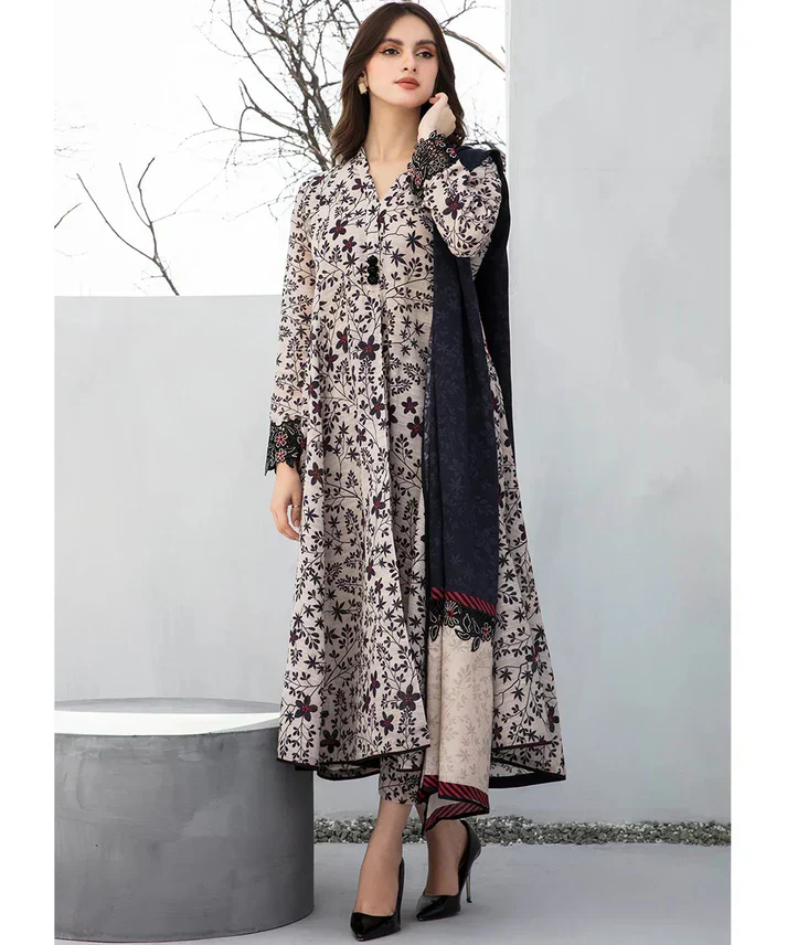 Mastorat 3PC Digital Printed Lawn Suit 4002 for Women
