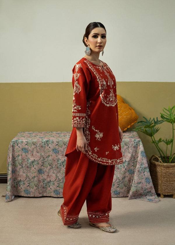 Mastorat Lawn 2PC Embroidered Suit 5254