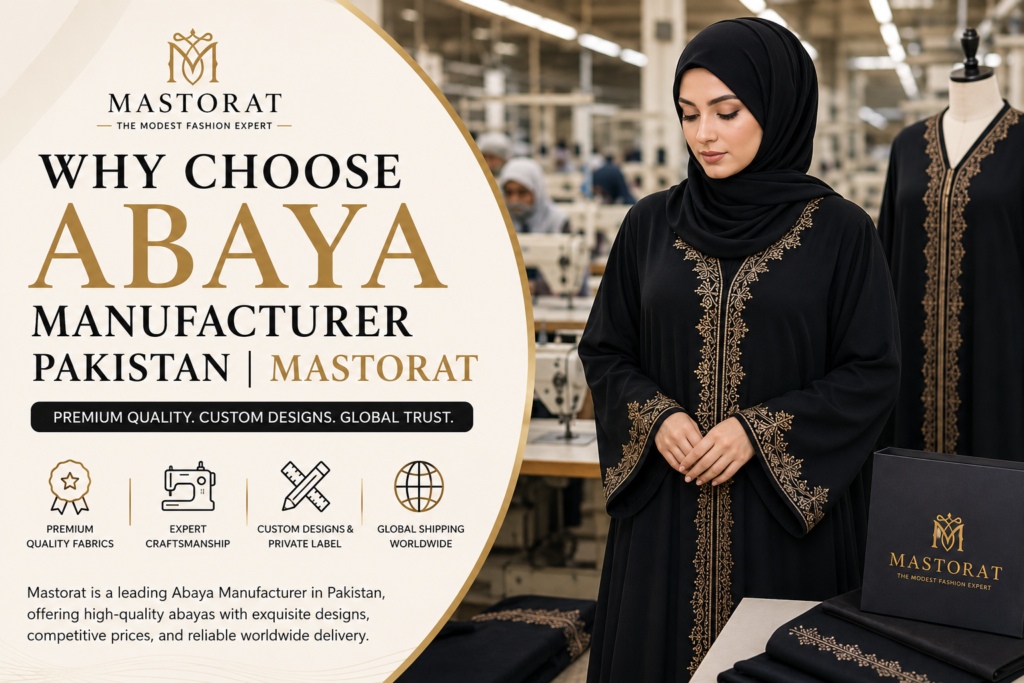 Why Choose Abaya Manufacturer Pakistan