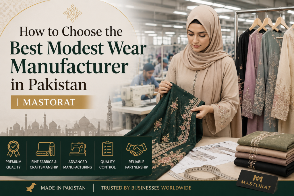 How to Choose the Best Modest Wear Manufacturer in Pakistan