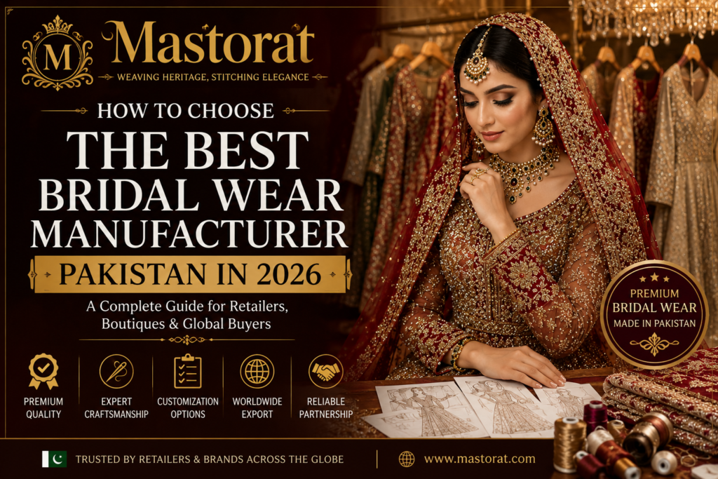 Best Bridal Wear Manufacturer Pakistan