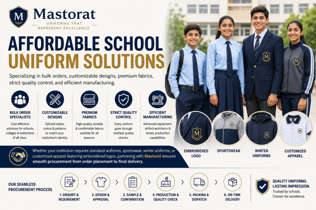 Affordable School Uniform Supplier for Bulk Orders
