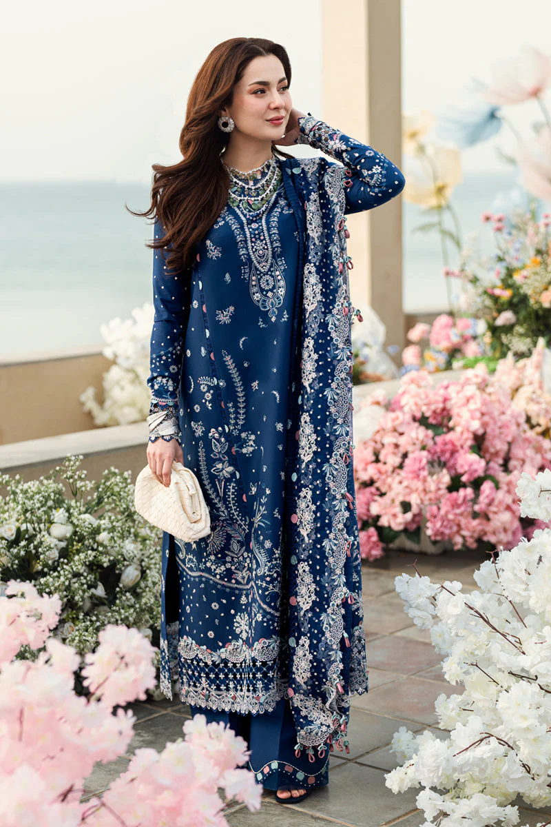 Mastorat Lawn 3PC Embroidered Suit with Khadi Net Dupatta 5403