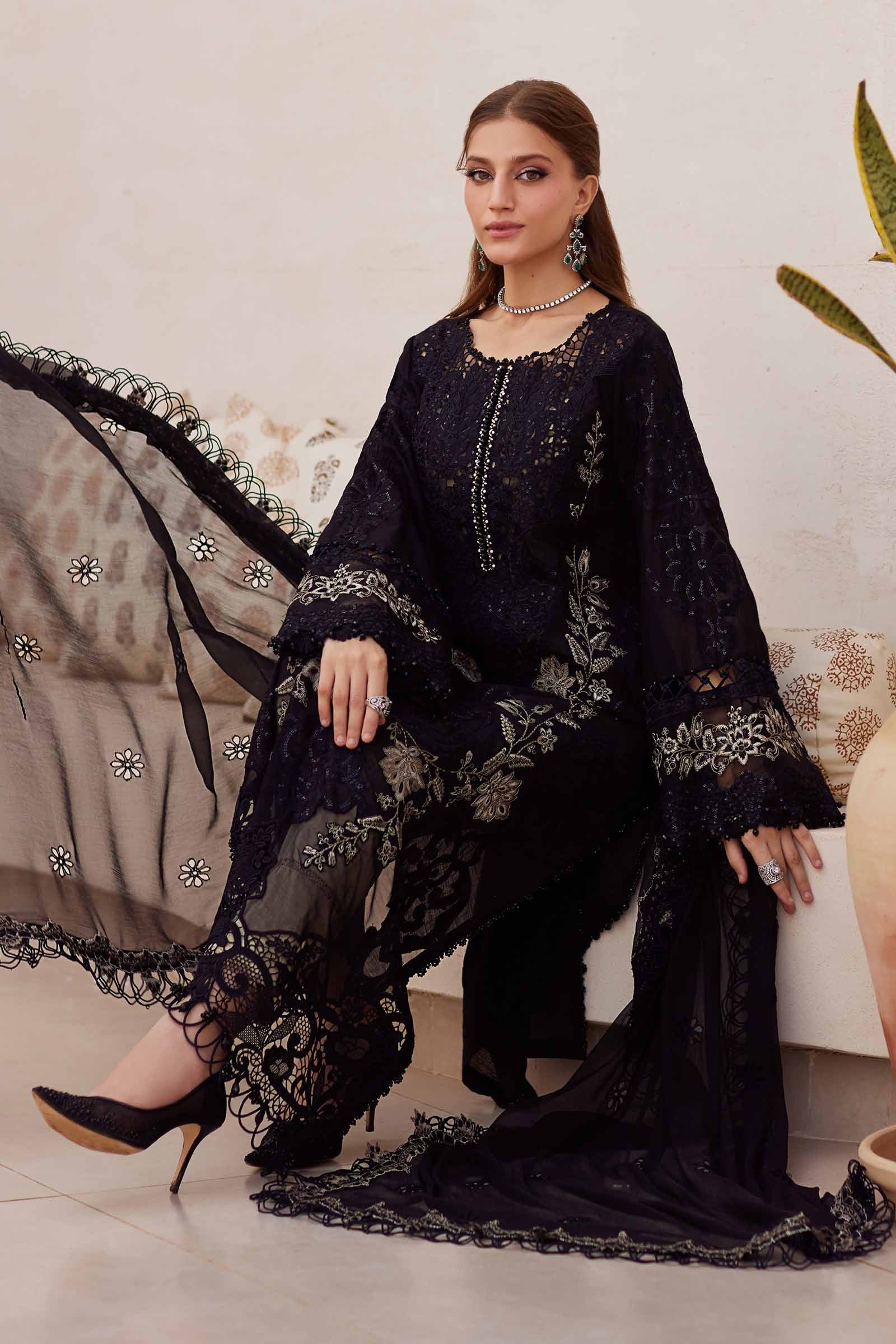Mastorat Lawn 3PC Sequence Embroidered Suit With Dupatta