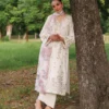 Lawn-3PC Embroidered With Digital Printed Jacquard Dupatta-5158
